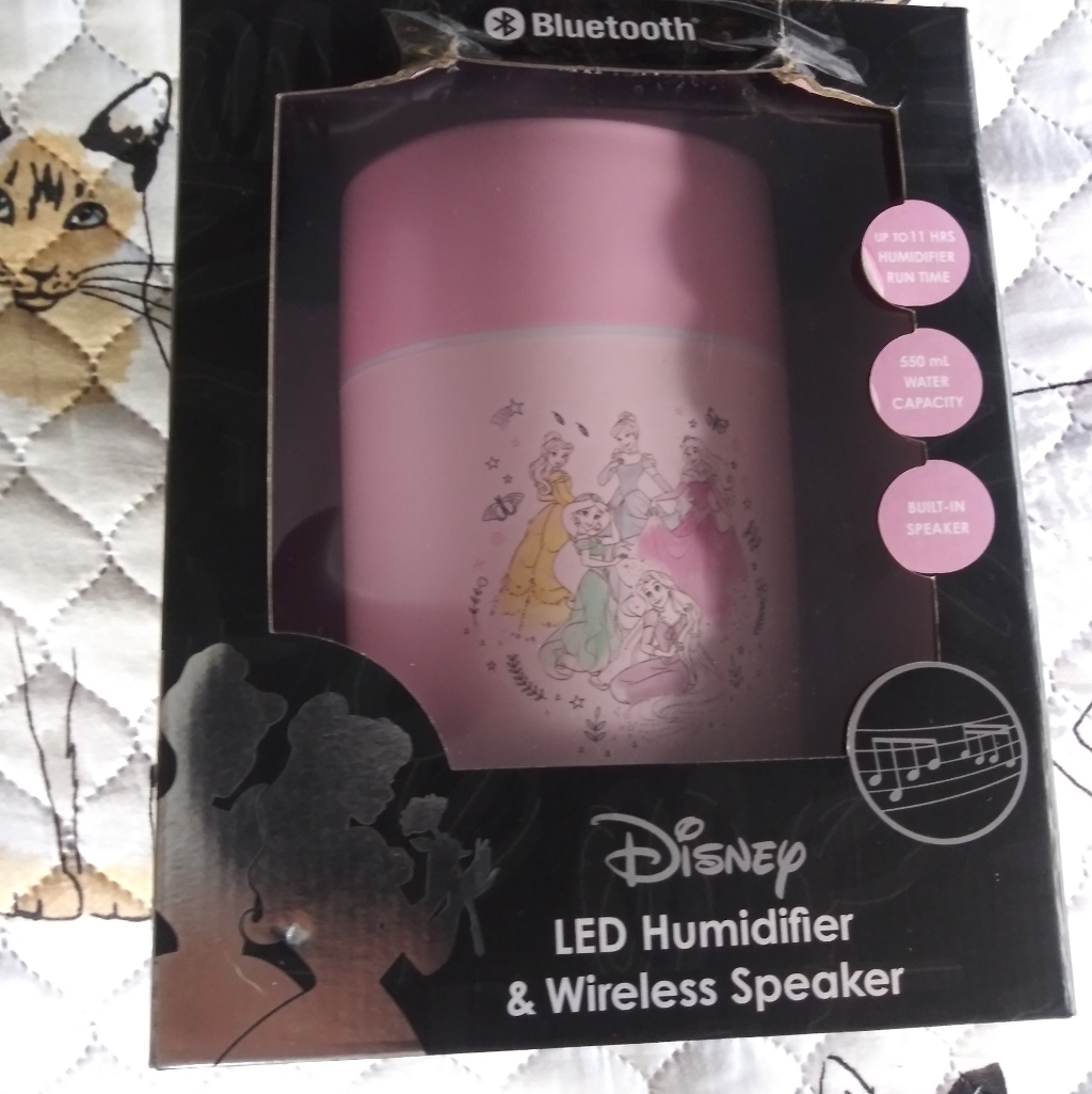 Led Humidifier & Wireless Speaker